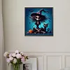 Halloween Skeleton Witch-Full Square Diamond Painting(35*35CM)