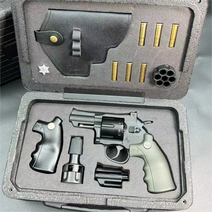 XYL ZP5 Revolver Dart Blaster – 25ft Range, Western Design