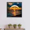 Sunrise At Sea-Paint By Numbers Acrylic Painting 50*50CM
