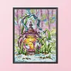 Spring Lantern-14CT Stamped 2 Strands Cross Stitch 21*30cm/8.27*11.81in(Brand)