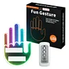Glogesture Hand Light with Remote, 7Light Modes Hand Signal for Car Window, Hand Gesture Light for Car Back Window, Road Rage LED Sign for Car, Car Accessories for Men 