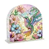 Acrylic Napkin Holder Diamond Painting Kit for Home Table Decor (Hummingbird)