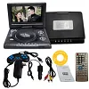 Portable DVD Player, 6.8 Inch/8.5 Inch DVD Player HD with Small TV Player, Support 270 Degree Rotation Mobile DVD Player with USB Remote Control for Car/Kids/Home/Travel (LMD-750 USA)