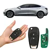 Keyless Entry Remote Flip Key Fob Replacement Compatible for Chevrolet Cavalier
