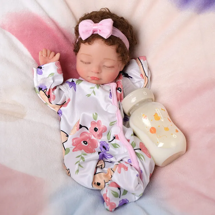 [90Days Lowest Price]Babeside Mira 12'' Realistic Silicone Sleeping Baby Newborn Girl Healing of the Heart