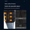 15 Heating Zones Electric Heated Vest with Light USB Thermal Waistcoat Clothes