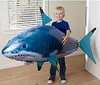 Flying Shark Toy, Remote Control Flying Shark Inflatable Remote Control Inflatable Balloon Toy Shark Clown Fish Children Gift