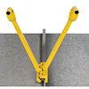 [US Local Warehouse] 2-in-1 Standing Seam Roof Hand Seamer Color Steel Tile Manual Bite Plier 90 &180 Double Fold Mechanical Lock Jaw Width 6 Inches Designed for Roofers