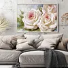 White Rose - 11CT Stamped Cross Stitch - 45*30cm - Flower