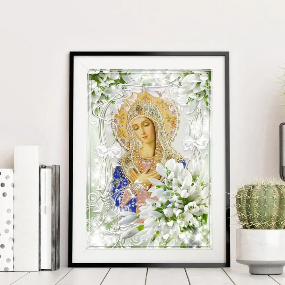 Diamond Painting - Full Round Drill - Jesus Woman(40*50cm)