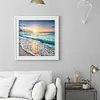 (Counted/Stamped) 11CT Sunset By The Sea-Cross Stitch-40*40cm/15.75*15.75in