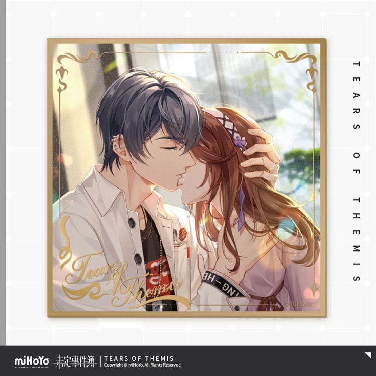 Tenderness Whispering Series Acrylic Color Poster [Original Tears of Themis Official Merchandise]