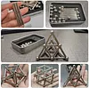Magnetic Sticks and Balls(63pcs) Magnet Building Blocks Construction Set Educational Construction Stacking Toys for Adults and Kids
