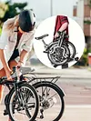 Bicycle Carrier Handle Folding Bike Frame Handle Bike Handle Strap Cycling Tools