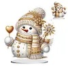 Acrylic Special Shaped Double Sided Effect Christmas Theme Desktop Diamond Art Kit