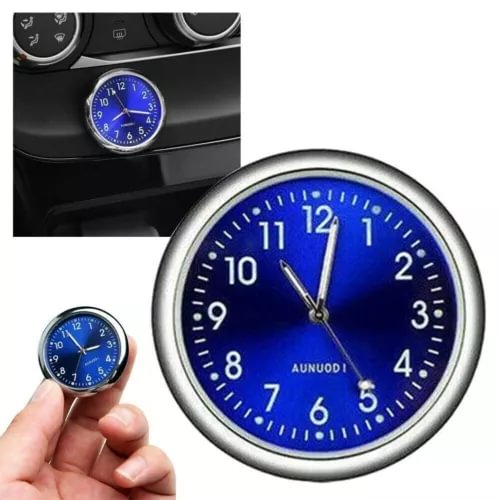 Dronehint 1x Luminous Mini Quartz Analog Watch Stick-On Clock Glow In The Dark Car Parts (For: Acura) Parts
