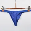 Men's Thong Underwear Sexy Men's Underwear Ice Silk Fabric Bikini G-String Thongs