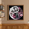 (Stamped/Counted) Double Dragon -11CT/14CT Cross Stitch 40*40cm/15.75*15.75in