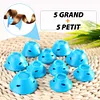 10 pi&egrave;ces Bigoudis rouleaux en silicone, Boucles sans chaleur