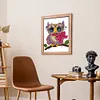 Owl - 14CT Stamped Cross Stitch 31*28cm/12.2*11.02in
