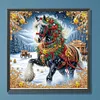 (Multi-Style)Christmas Horse-Partial Special Shaped Diamond Painting 40*40cm