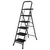 [US Local Warehouse] 5 Step Ladder w/ Wide Anti-Slip Pedal Support 330lbs Folding Step Stool for Home