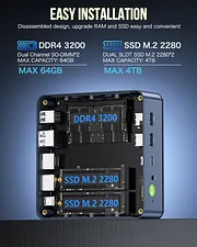 ミニPC GMKtec NucBox M5 Plus Ryzen 7 5825U AMD Ryzen 7 5825U Mini PC--NucBox M5 Plus