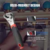 Universal Adjustable Ratchet Wrench for 6-22mm Screws, Portable Adjustable Ratchet Wrench Set with Non-slip Handle, Automotive and Household Tools, Great for Car Enthusiasts and DIY Home Repairs