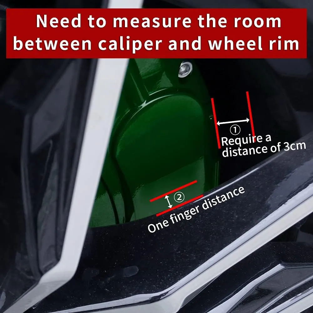 Car caliper modification: Aluminum alloy brake caliper cover decoration (aluminum alloy screw fixing type)