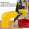 Saw Dust Collector Adapter Compatible for DeWALT DWE7485 Table Saw Sawdust Extraction Connector for Garage Workshop Yard Porch Backyard Courtyards
