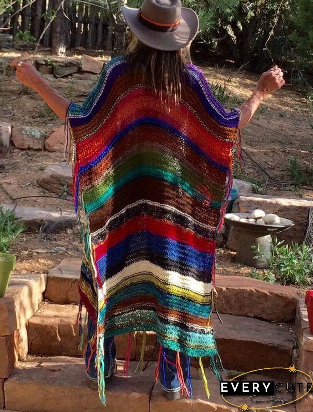 Tribal Stripes Casual Outerwear
