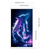 (US Local)Wolf -11CT Stamped Cross Stitch Kit(40x70cm)