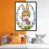 Rabbit-14CT Stamped Cross Stitch Kit(28*22cm)