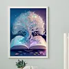 Arbre R&ecirc;veur Et Tranquille-Compl&egrave;te Rond Diamant Peinture-40X50CM
