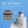 4 Pack Pool Hose Adapter Pool Pump Connector Hoses Conversion Replacement Parts