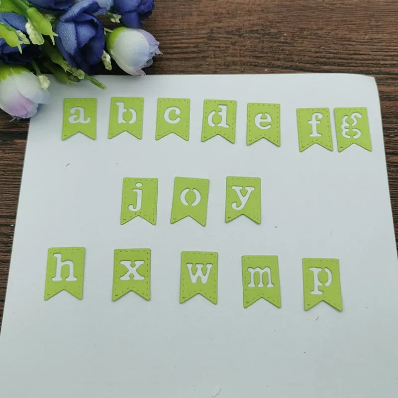 Mold Letter symbol banner Metal Cutting Dies Stencils For DIY Scrapbooking Decorative Embossing Handcraft Die Cutting Template