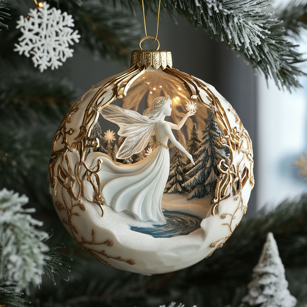Snowfall Fairy CW1610037CL Christmas Ornament