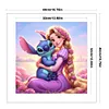 Rapunzel And Stitch-11CT Stamped Cross Stitch 40*40cm/15.75*15.75in