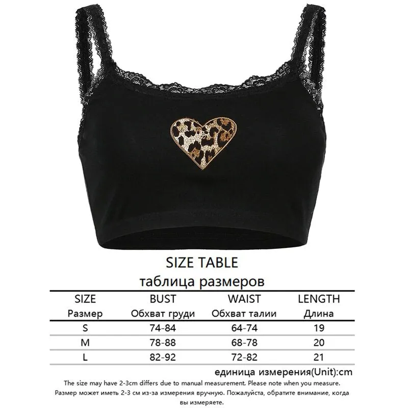 HEYounGIRL Patchwork Leopard Print Sleeveless Tank Top Women Casual Brown Crop Tops Tees Ladies Summer Fashion Vest Street 90s