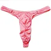 Men's Lingerie Gay Jockstrap Tanga Thong Men Shiny Ruched Pouch Panties G-string Thong