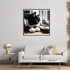 Cat And Sparrow-11CT Stamped Cross Stitch 40*40cm/15.75*15.75in