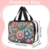 DIY Diamond Art Rhinestone Makeup Bag Crystal Transparent PVC Storage Pack Kit