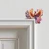 (US Local)Flower Phoenix  Diamond Painting Door Corner Sign DIY Door Frame Decor