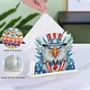 Acrylic American Flag Eagle 5D DIY Diamond Art Paper Towel Storage Rack Decor