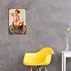 Dame de salle de bain - Panneaux en &eacute;tain m&eacute;tallique(20*30cm/30*40cm)