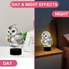 Cute Owl DIY Diamonds Painting Table Lamp 5D DIY Diamond Painting Night Light