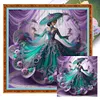 (Multi Style)Rose Butterfly-Full Embroidery 3 Strands 11CT Stamped Cross Stitch-45*45CM