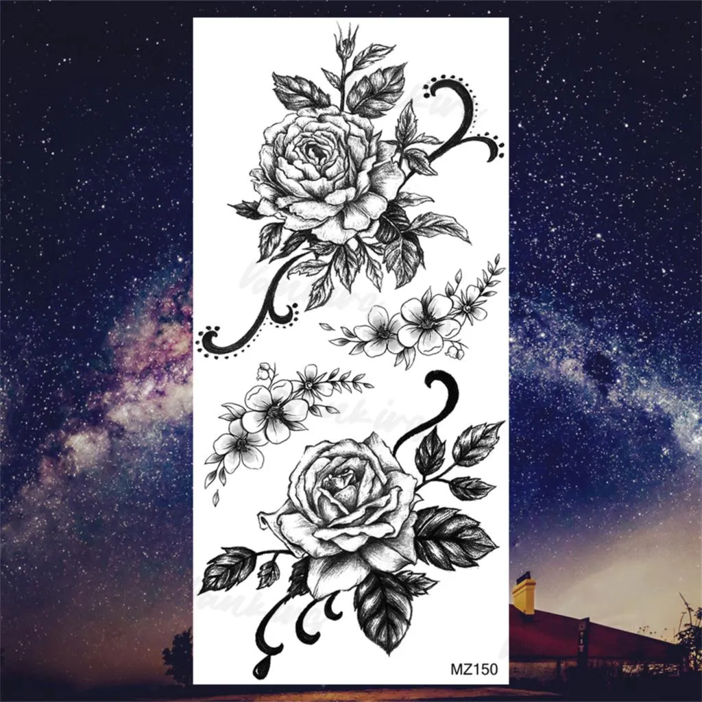 Sdrawing Lion Knight Temporary Tattoos For Men Adults Realistic Tiger Skeleton Fake Tattoo Sticker Arm Water Transfer Tatoos 3D