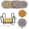 DIY Acrylic Diamond Painting Special-Shaped Drill Point Drill Coaster Set