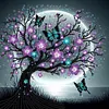 (US Local)4Pack Tree-Special Shaped Diamond Painting Kit(30x30cm)